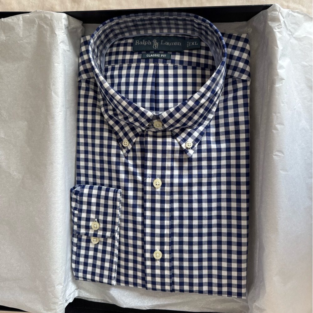 Ralph Lauren Gingham Button Down Shirt